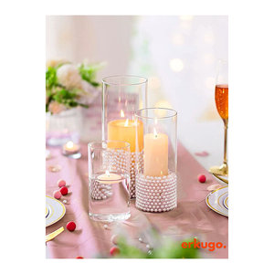 Eco-Friendly Cylinder Jar <b>Lanterns</b> High Quality Modern <b>Glass</b> <b>Candle</b> Holder Set for Christmas and Home Decor - Product Image 6