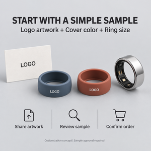 Funda de Silicona Transparente para Anillos Inteligentes para Marcas Privadas - Personalización Sencilla de Marca y Color - Pedidos al por Mayor - Product Image 1