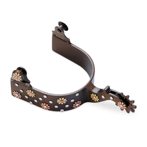 Espuelas y Botas Vaqueras de Acero Inoxidable Personalizables de Alta Calidad para Equitación, Color Negro, Cincha Equina Incluida - Product Image 1