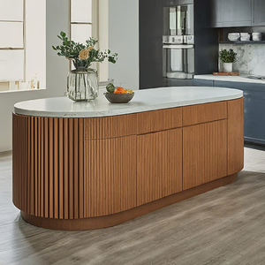 Panel de Tambor de Madera Maciza para Muebles de Cocina, Panel Enrollable Flexible para Diseño de Muebles Modernos y Aplicaciones Verticales - Product Image 2