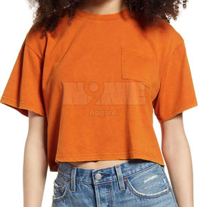เสื้อยืดครอปสำหรับผู้หญิงผลิตจากปากีสถาน - Product Image 2