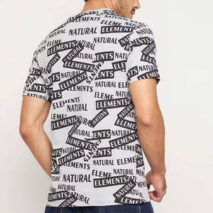 Camiseta de Hombre con Diseño Sólido, Logotipo Personalizado Impreso, Estilo Urbano, Impresión Serigrafiada, Calidad Premium, Aspecto Elegante - Product Image 4