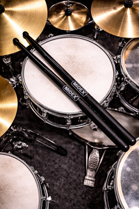 Baquetas Midex GFK-801BK 5A de Poliamida Irrompible – Acabado Negro – Alta Durabilidad – Hechas en Gaziantep - Product Image 3