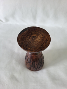 Ensemble mortier et pilon en bois naturel, robuste, en bois massif, fait à la main, pour épices, herbes, shaker rustique, outil de cuisine traditionnel - Product Image 3