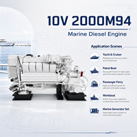 Moteur diesel marin SCDC MTU Série 2000 10V 2000M94 V-Type 10 cylindres 4 temps 6 cylindres pour yacht, bateau de patrouille et bateau de travail