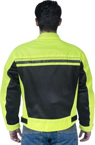 Chaqueta de moto textil blindada CE de alta visibilidad para hombre, ropa deportiva a prueba de viento para todas las estaciones, uniforme de trabajo, motociclistas de invierno y verano - Product Image 5