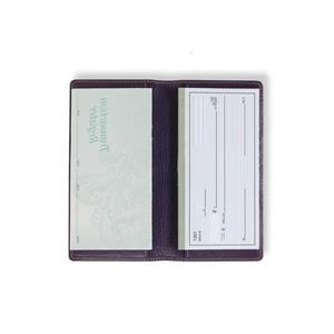 Logo personnalisé en cuir en gros couleur noire mode chéquier au meilleur prix - Product Image 1