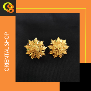 Indian Made <b>Earrings</b> <b>Set</b> with Traditional Designed 22CT <b>Gold</b> Plated <b>Earrings</b> Jewelry for Women Wear by Exporters - Product Image 4