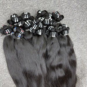 Extensiones de Cabello Humano Vietnamita Virgen 100% Natural de Alta Calidad, Cabello de un Solo Donante, Cutícula Alineada, Liso Natural, Proveedor de Cabello al por Mayor - Product Image 3