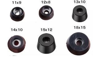 (19x18x10) ปะเก็นยางรถยนต์สีดำสำหรับขาโต๊ะที่คลุมขาเฟอร์นิเจอร์และที่ป้องกันขาผลิตในประเทศไทย - Product Image 5
