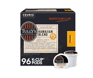 Cápsulas de Café Tully's Coffee Hawaiian Blend para Cafetera Keurig, Tueste Medio, 96 Unidades - Product Image 1