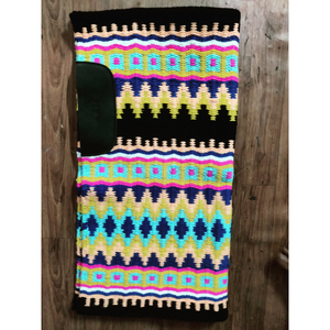 Vente chaude Western Laine Cheval Tapis De Selle Top Tendance Western Contour Tapis De Selle Absorbant Les Chocs Laine Feutre Western Tapis De Selle - Product Image 4