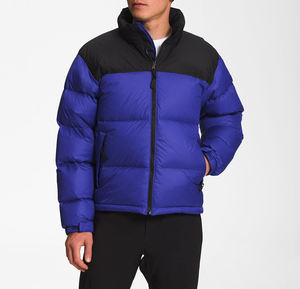 Manteau à col montant pour hommes Veste bouffante zippée imperméable - Product Image 3