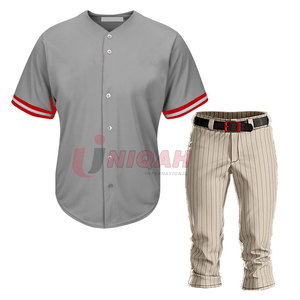 กางเกงเบสบอลผ้าโพลีเอสเตอร์คุณภาพสูง ระบายอากาศได้ดี ปรับแต่งได้ ผ้าเนื้อนุ่ม พิมพ์ลายแบบซับลิเมชั่นเต็มตัว ชุดกีฬาสำหรับผู้ใหญ่แบบยูนิเซ็กซ์ - Product Image 1