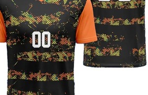 Camiseta de fútbol para hombre de tasa razonable último estilo Venta caliente antiarrugas transpirable ligero 100% poliéster personalizable - Product Image 6