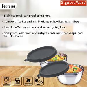 Contenedor de Acero Hermético Más Vendido para Preparación de Comidas o Refrigerios y Almuerzo Disponible a un Precio Accesible - Product Image 4