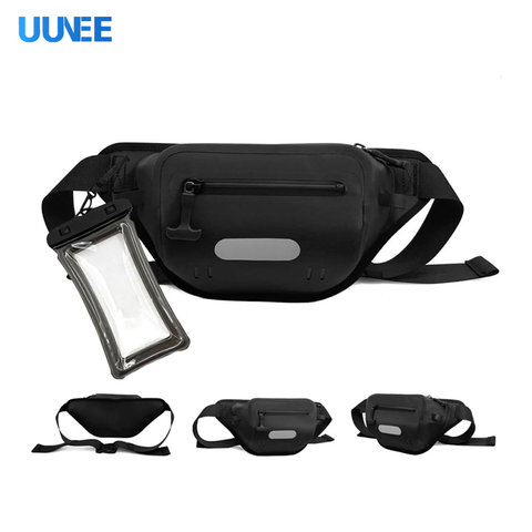 Outdoor Multifunctional Portable Hanging TPU Waterproof Zipper Anti Theft Unisex Fishing Waist Bag
