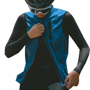 Usine personnalisé cyclisme gilet sécurité conception personnalisée 2024 coups Sports de plein air coupe-vent gilet cyclisme gilet - Product Image 5