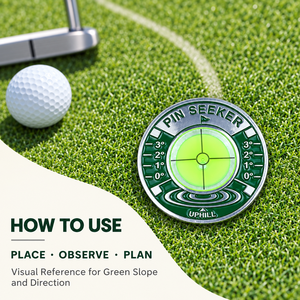 OEM Custom Golf Green Reader Bubble Level 40mm Double Sided Theme Design Putting Accessory for Golf Brands and Distributors - Product Image 5