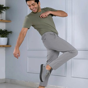 Nueva llegada 2023 Pantalones chinos de zinc para hombre delgado al por mayor de encargo de los hombres casuales lisos OEM bolsillos mar XXS China Technics ARTÍCULO LARGO volar - Product Image 3