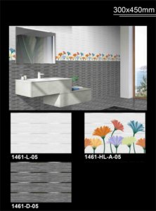 Carreaux de céramique Matériau et fonction résistante aux acides Carreau de mur Lexus Céramique Inde 300x450mm - Product Image 3