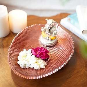 ถาดเสิร์ฟสีทองทรงกลม2ชั้นทำจากโลหะอุปกรณ์ในครัวอุปกรณ์รับประทานอาหารเย็นใช้ถาดมาใหม่ - Product Image 3