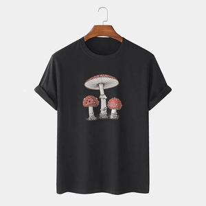 Vente en gros 100% T-shirt en coton pour hommes Logo personnalisé Impression surdimensionnée T-shirts décontractés Vêtements pour hommes vierges Tissu tricoté en bambou - Product Image 2