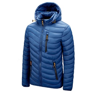 Chaqueta acolchada para hombre, Parkas con capucha desmontable, alternativa Coa tWith, a prueba de viento, transpirable, OEM, nueva - Product Image 4