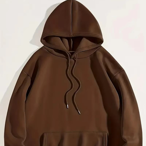 Sweats à capuche pour hommes Offre Spéciale à manches longues pour l'hiver 100% coton Basics haute qualité teint uni meilleur matériel - Product Image 1