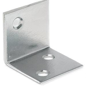 Soporte de ángulo recto VORMANN, chapado en zinc azul, de lados iguales, 50 mm de longitud de pata, 50 mm de dimensión, paquete de 50 - Product Image 3