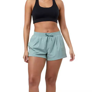 Venta al por mayor pantalones cortos de cintura alta Mujer elástico cómodo verano corto para Fitness 2026 - Product Image 2