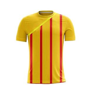 Uniforme de fútbol de Color degradado impreso con logotipo personalizado antiarrugas, ropa deportiva activa, ropa de fútbol de tendencia superior, cuello redondo, buena calidad - Product Image 1