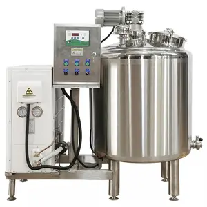 Raw Milk Storage Tank 200 Liter Instant Milk Cooler Machine Dairy Processing Machinery And Equipment
