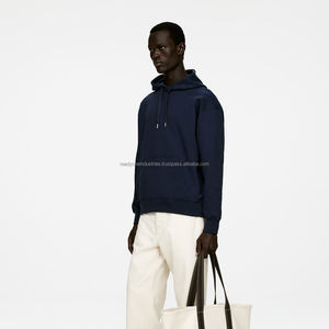 Otoño nuevos hombres sudaderas con capucha de alta calidad y sudaderas con cremallera hasta Casual ajuste suelto múltiples bolsillos patrón impreso cuello con capucha - Product Image 6