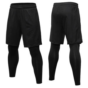 Men's High Waist Summer Double-<b>Layer</b> Outdoor Running Shorts Casual Fitness Sports Leisure Fashion Sublimated Lace Decoration - Product Image 3