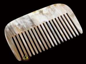 Peigne à barbe en cheveux de corne dernier cri élégant logo personnalisé avec vente peigne en corne pour femmes hommes style de cheveux - Product Image 6