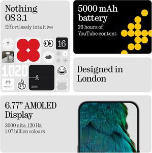 Modèle 2025 Téléphone 3A Pro 5G Octa Core Android 15 Smartphone 6.7" FHD+ AMOLED 120Hz Caméra frontale 32MP Zoom 60x - Product Image 5