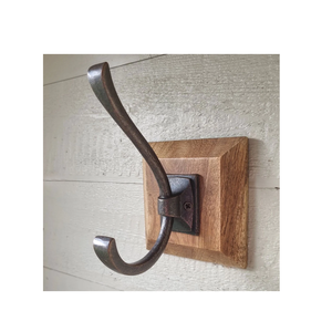 Nouveau mur métal et bois crochet décoratif support de suspension crochet mural support de lavabo cuisine salle de bain avec vente - Product Image 1