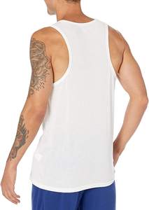 Débardeur côtelé de haute qualité de luxe Gym Workout sans manches côtelé organique débardeur homme - Product Image 4