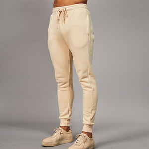 High Quality Blank <b>Plain</b> Gym <b>Tracksuit</b> Set 100% Cotton Slim Fit Custom <b>Tracksuits</b> for Men - Product Image 5