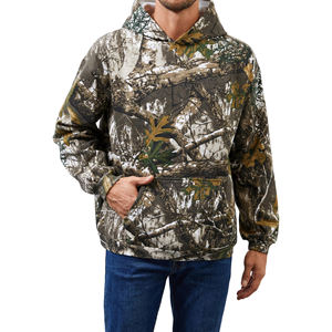 Wholesale Men real tree printed camo hunting jungle printed camping forest hiking <b>Hoodies</b> Custom Hoodie - Product Image 5