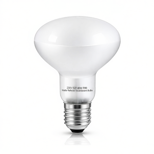 230V <b>E27</b> 40W R90 Matte Reflector Incandescent <b>Bulbs</b> - Product Image 2