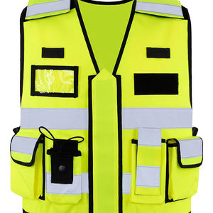 Chaleco DE SEGURIDAD táctico con mangas de poliéster Impermeable Uso de rescate de emergencia Comodidad y durabilidad mejoradas de WarnMat - Product Image 1