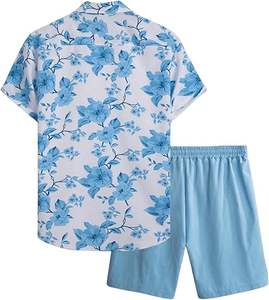 Conjunto Deportivo de Verano para Hombre, Camiseta de Manga Corta y Pantalones Cortos, Conjuntos Personalizados con Estampado, Conjuntos Gemelos para Hombre - Product Image 2