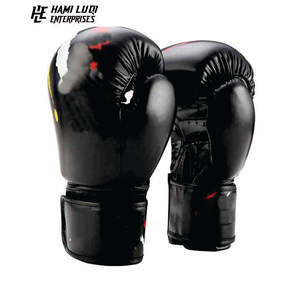 ถุงมือชกมวยหนังแท้คุณภาพสูง พิมพ์โลโก้ได้ สำหรับศิลปะการต่อสู้และนักมวยมืออาชีพ ขายส่ง - Product Image 2