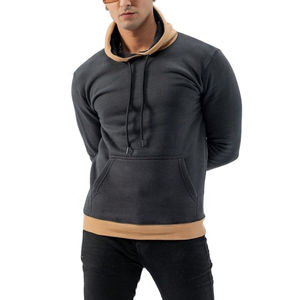 Sudaderas con Capucha para Hombre, 100% Algodón, Invierno, Diseño Sólido, Tejido Grueso y Pesado, con Logotipo Personalizado, Nuevas Sudaderas con Estampado - Product Image 1