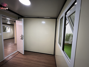 Polystyrène Hôtel Hurricane Proof One Bedroom Cabine à cadre en acier Maison conteneur préfabriquée extensible <span class=keywords><strong>de</strong></span> luxe avec salle <span class=keywords><strong>de</strong></span> bain - Product Image 5