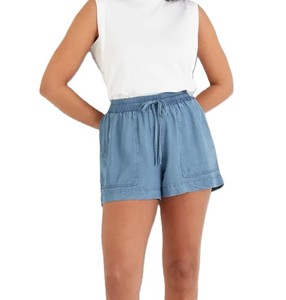 Ropa informal de verano de ajuste regular de algodón/poliéster de color y diseño propio personalizado de alta calidad con bolsillos laterales - Product Image 1