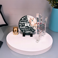 Plaque commémorative carrée personnalisable pour animaux de compagnie, en ardoise naturelle, avec photo, pour décoration intérieure et souvenir