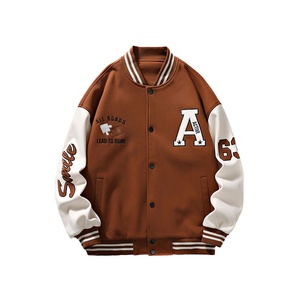 แจ็กเก็ตทีมเบสบอล2025สำหรับทุกเพศเสื้อแจ็กเก็ตแนวสตรีทมีกระเป๋าแฟชั่นสำหรับผู้ชายใส่ได้ทุกเพศ - Product Image 1